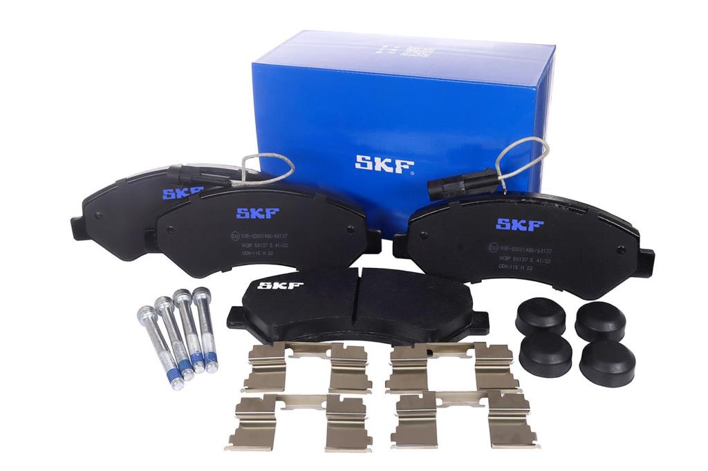 Jeu de 4 plaquettes de frein SKF ref. VKBP 80137 E